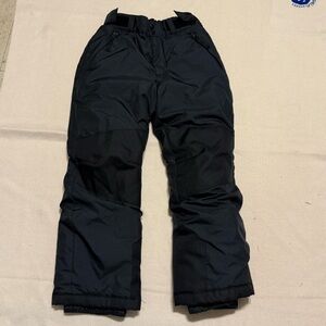 All in Motion boys black  Pants Of snow water Resistan size M Adjustable waist